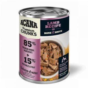 Acana Premium Chunks Lamb Recipe in Bone Broth