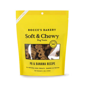 Bocce's Bakery Soft & Chewy PB & Banana 6oz