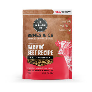 Bones & Co. Barkin' Beef Freeze-Dried Keto Formula