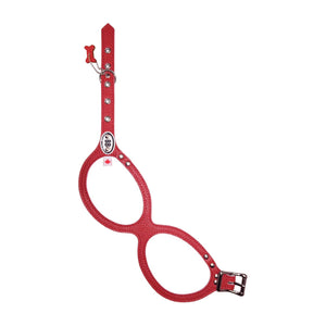 Buddy Belt Premium All Leather Harness Red