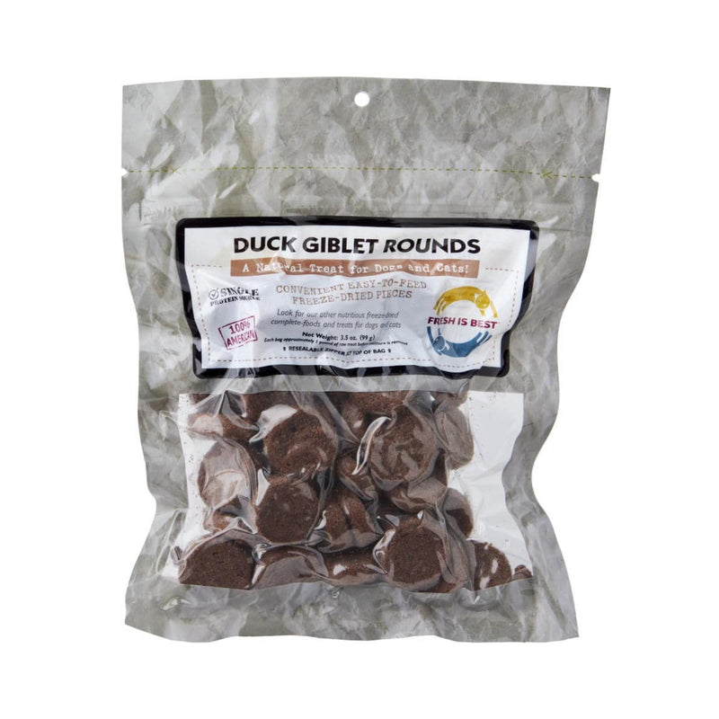 Fresh Is Best Duck Giblet Rounds 3.5oz Furly's Pet Supply