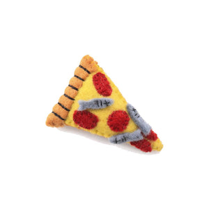 Foggy Dog Catnip Infused Wool Pizza Toy
