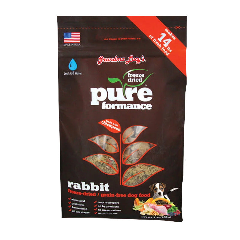 Grandma Lucy s Pureformance Rabbit Freeze Dried Food Furly s Pet Supply