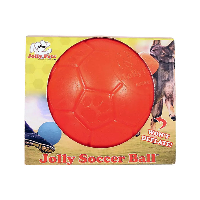 Jolly Pets Soccer Ball 8 in Orange