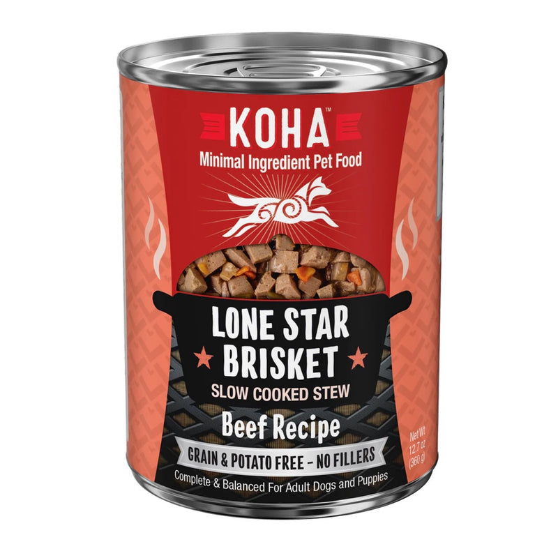 KOHA Lone Star Brisket Slow Cooked Stew Beef Recipe Furly's Pet Supply