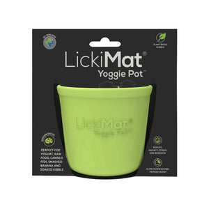 LickiMat Yoggi Pot Green
