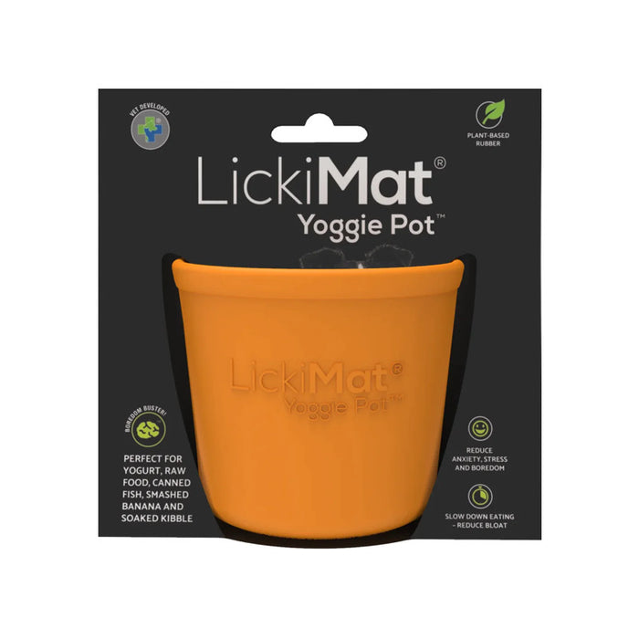 LickiMat Yoggi Pot Orange