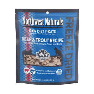Northwest Naturals Cat Freeze-Dried Beef & Trout Recipe 11oz