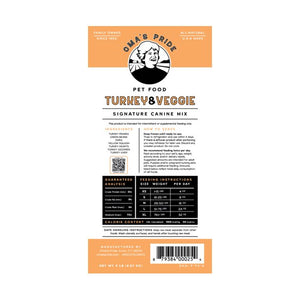 Oma's Pride Signature Turkey & Veggie Mix 5lb