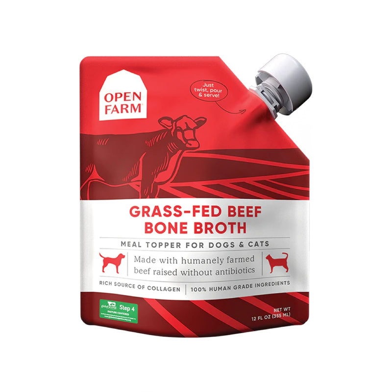 Open Farm GrassFed Beef Bone Broth Furly's Pet Supply