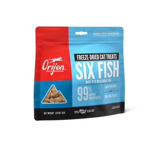 Orijen Six Fish Freeze-Dried Cat Treats 1.25oz