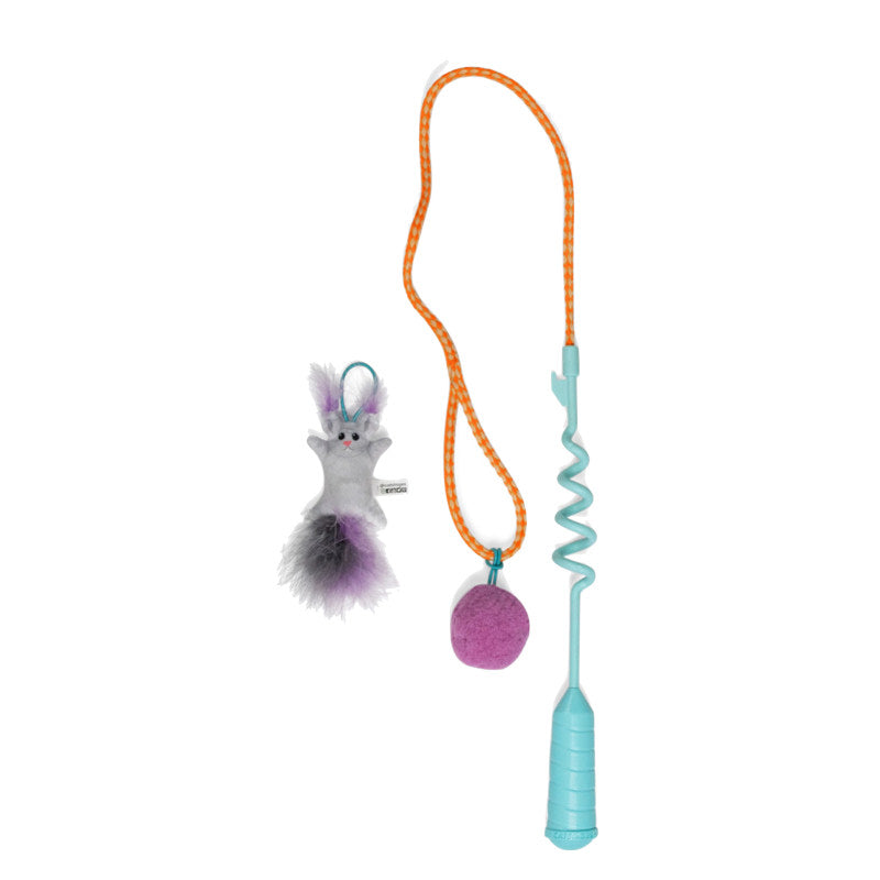 CatStages Cat-apult Spring Wand Teaser Wand – Furly's Pet Supply