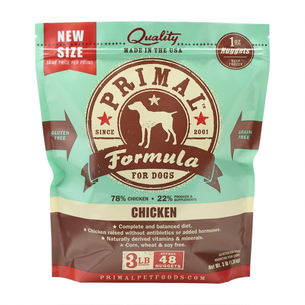 Primal pronto hotsell raw dog food