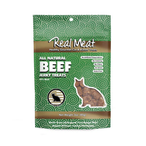 Real Meat Co. Air-Dried Beef Jerky Cat Treats 3oz