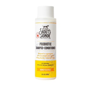 Skout's Honor Probiotic Shampoo & Conditioner Honeysuckle 16oz