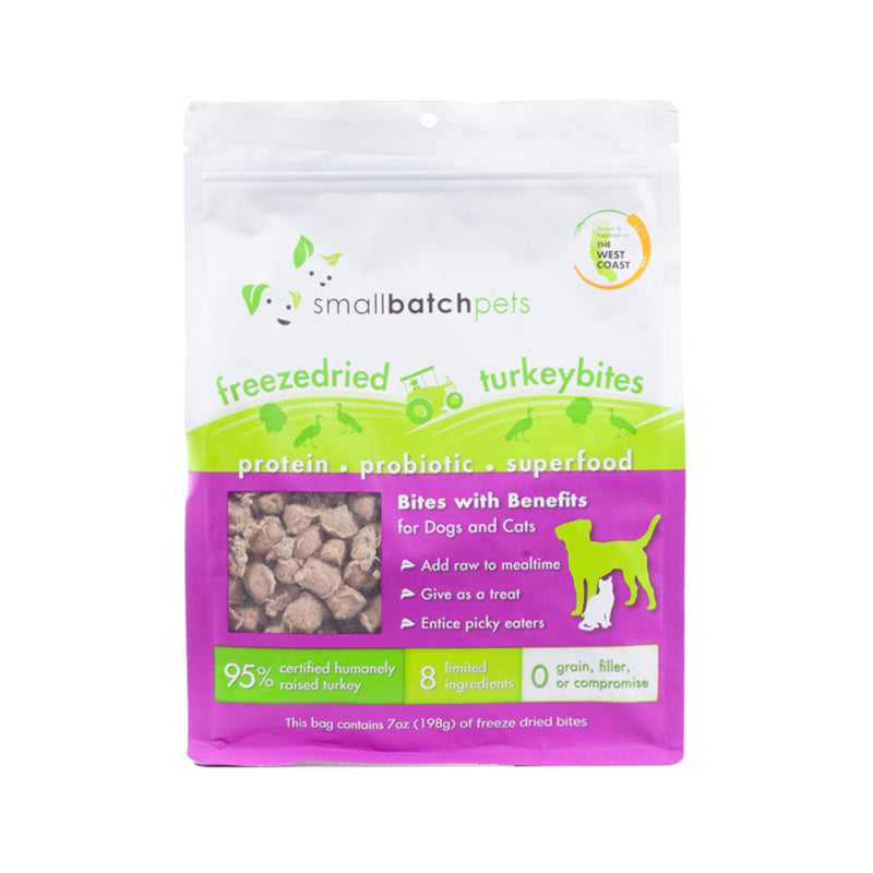 Smallbatch Super Booster Turkey Bites Furly's Pet Supply