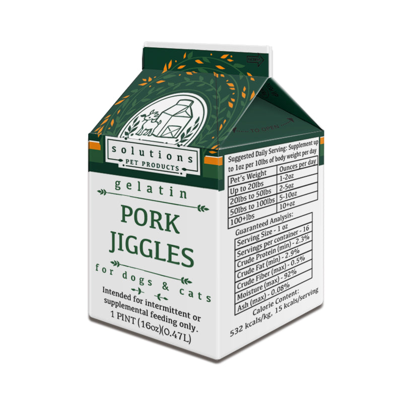 Solutions Gelatin Pork Jiggles Furly's Pet Supply