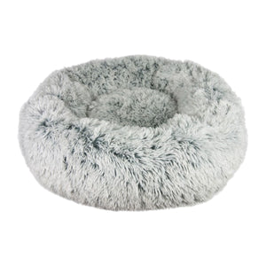 Tall Tails Cuddle Donut Bed Frosted Grey/ White