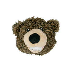 Tall Tails 2-in-1 Fetch Plush Ball Grizzly Bear