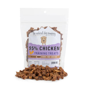 Tuesday's Natural Dog 95% Chicken Training Bites 6oz
