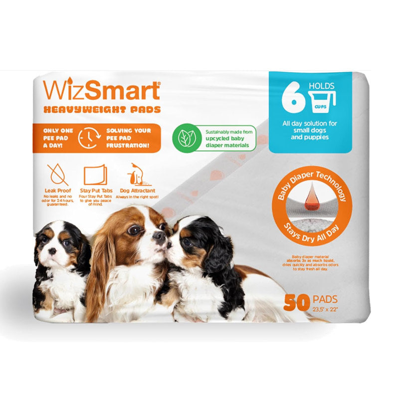 WizSmart Heavyweight Ultra Absorbent Training Pee Pads (50 Count