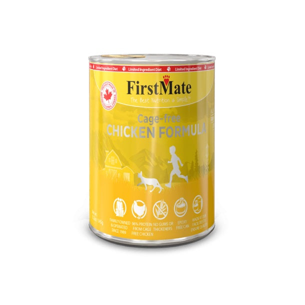 First Mate Limited Ingredient Canned Chicken Dog Food 12.2oz