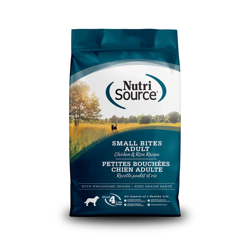Nutrisource Adult Chicken & Rice Small Bites Dry Dog Food Furly's Pet