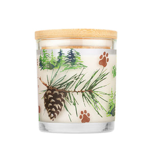 One Fur All Pet House Candle Evergreen Forest