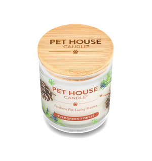 One Fur All Pet House Candle Evergreen Forest