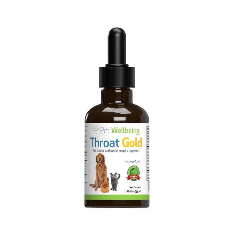 Pet Wellbeing Throat Gold 2oz Furly's Pet Supply