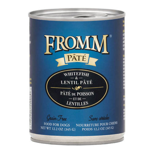 Fromm Whitefish Lentil Pate Canned Dog Food Furly s Pet Supply