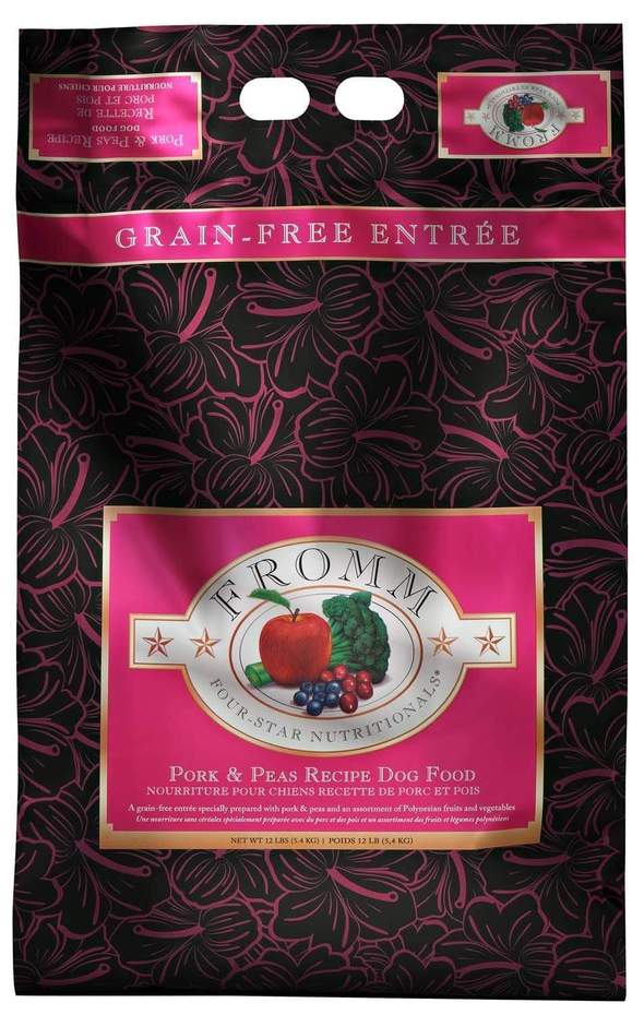 Fromm pork and peas top