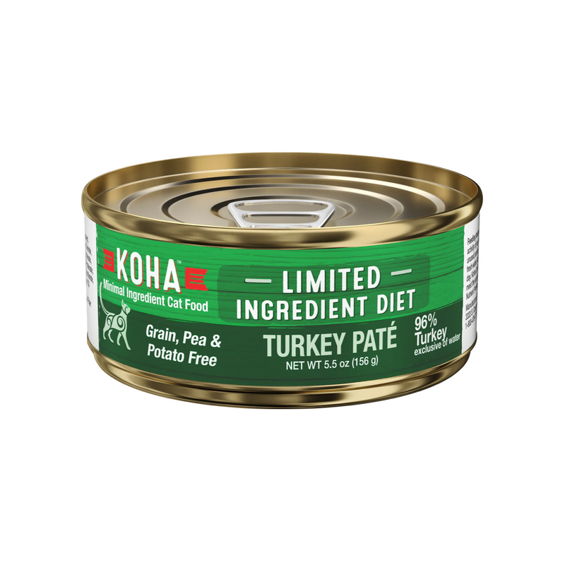 Koha Limited Ingredient Turkey Pat Canned Cat Food Furly s Pet