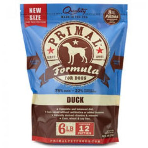 Primal Frozen Raw Duck Dog Food