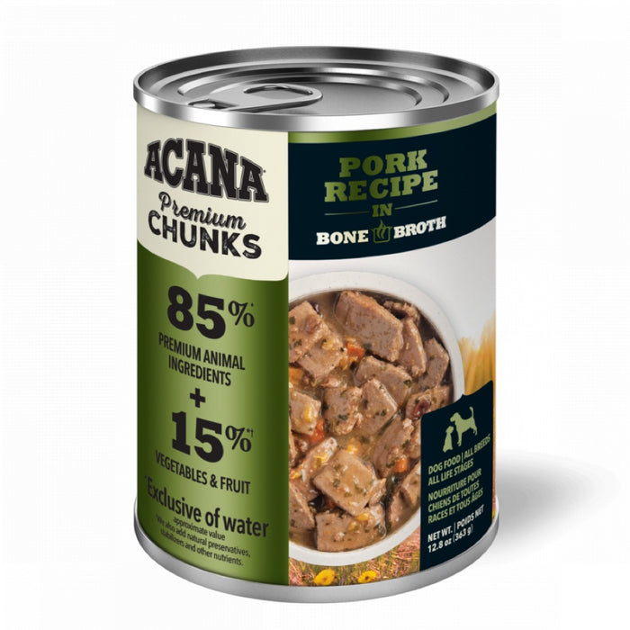 Acana Premium Chunks Pork Recipe in Bone Broth