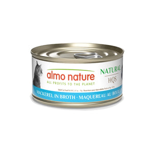 Almo Nature HQS Natural Mackerel in Broth Can 2.47oz