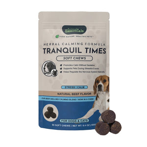 Animal Essentials Tranquil Times Herbal Soft Chews Calming Formula 60 count