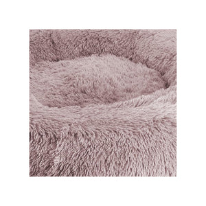 Arlee Shaggy Donut Memory Foam Calming Bed Blush
