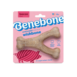 Benebone Puppy Wishbone Bacon Flavor