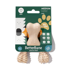 BetterBone Medium Density Beef Flavor Dog Chew Toy
