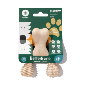 BetterBone Medium Density Classic Hypoallergenic Dog Chew Toy