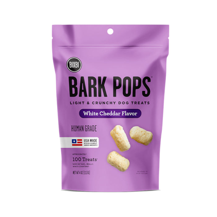Bixbi Bark Pops White Cheddar Flavor 4oz