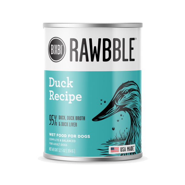 Bixbi Rawbble Duck Paté Recipe Can