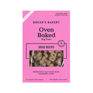 Bocce's Bakery Oven Baked Duck Biscuits 14oz