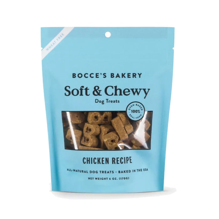 Bocce's Bakery Soft & Chewy Chicken Recipe 6oz