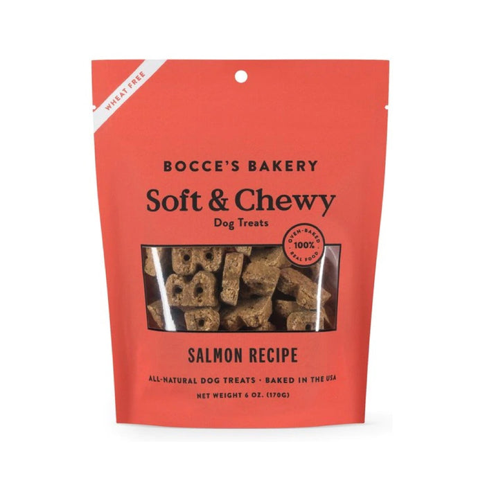 Bocce's Bakery Soft & Chewy Salmon Recipe 6oz