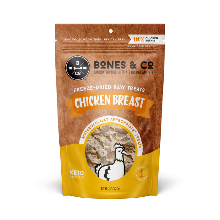 Bones Co Freeze Dried Raw Chicken Breast 2oz – Furly's Pet Supply