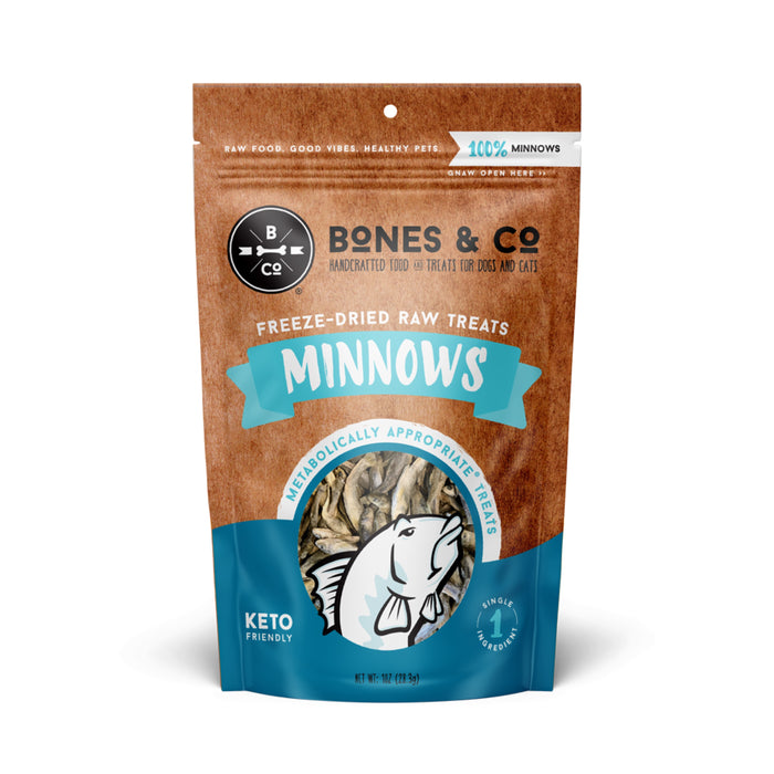 Bones & Co Freeze Dried Raw Minnows 1oz