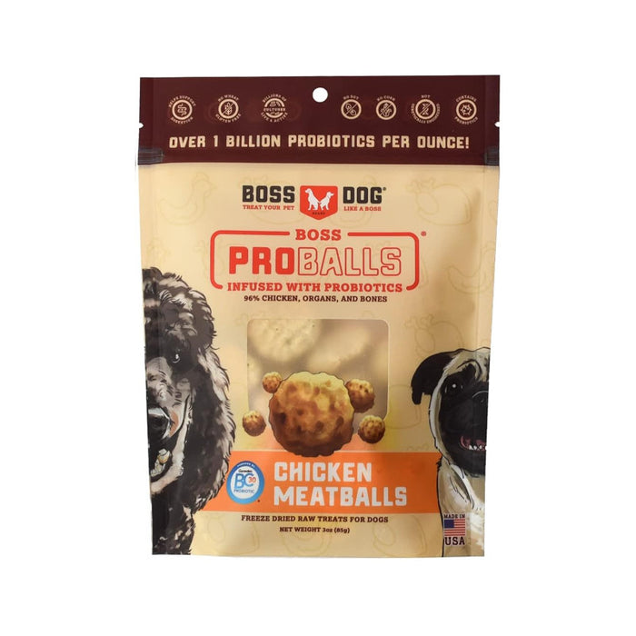 Boss Dog ProBalls Chicken Meatballs 3oz