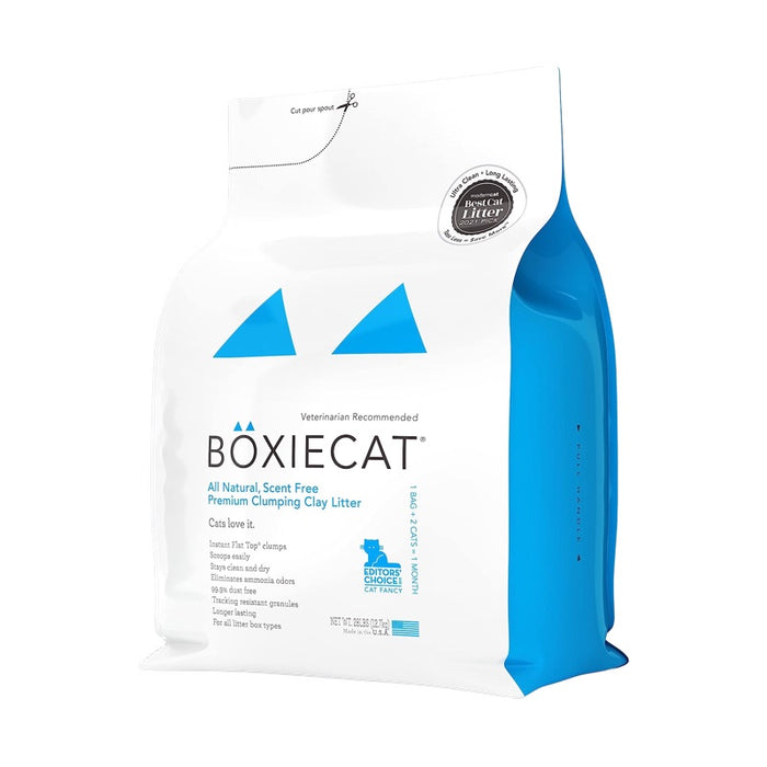 BoxieCat Scent-Free Premium Clumping Cat Litter